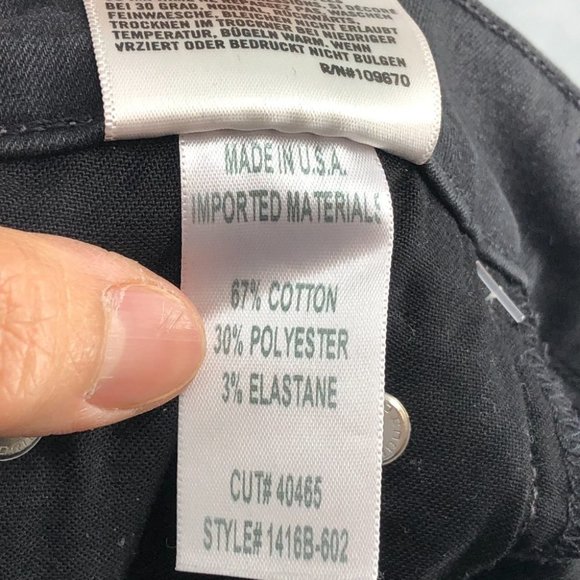 NWT Aritzia Citizens of Humanity Black Rocket High Rise Distressed Skinny 29 - Picture 11 of 16